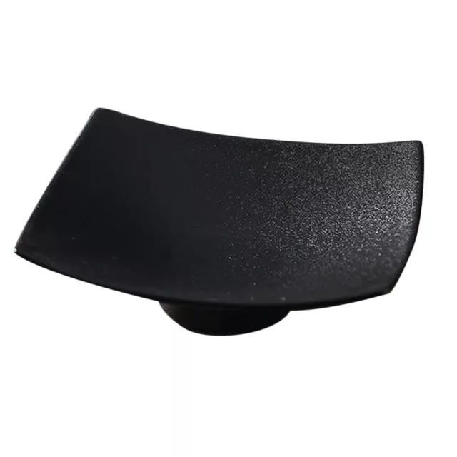 Black Ceramic Serving Plate for Pizza, Pasta, Desserts, Candy, and More-GD