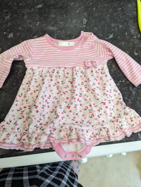 Baby girl Dress From M&Co Age 6-9 Months