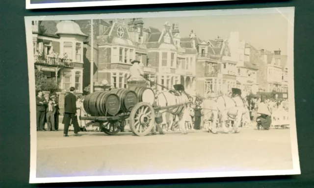 SOUTHEND ON SEA CARNIVAL, BREWERY FLOAT BY WEBB, plain back card