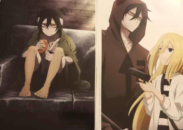 Anime Angels Of Death Zack Satsuriku no Tenshi Black H Playmat mat