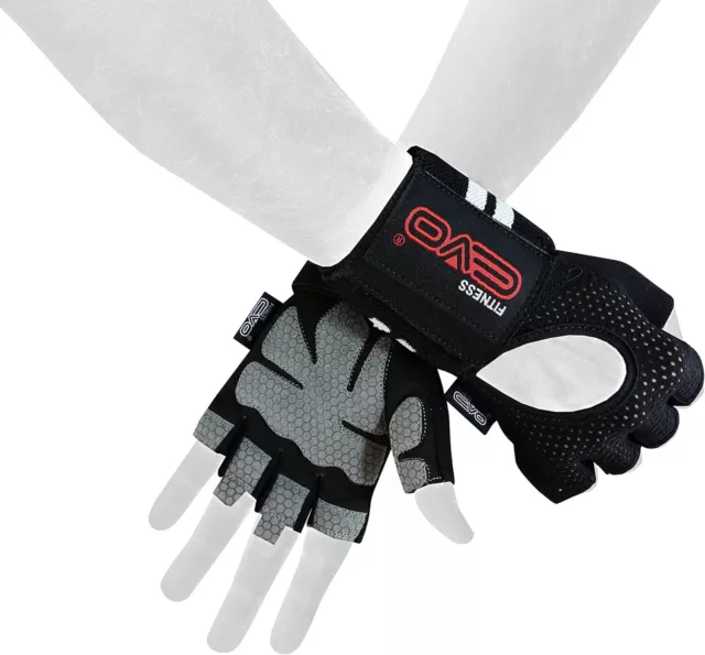 Women Men Half Finger Gloves Gym Workout Weight Lifting Training Bodybuilding