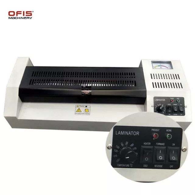 Pro A3/A4 20" Laminator 4 Rollers Thermal Hot Cold Film Laminating Machine 600W