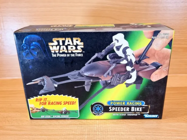 1996 Star Wars - Speeder Bike / Power Racing - Ovp & Neu - Original - Ungeöffnet