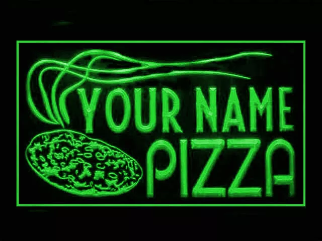 270041 Pizza Shop Restaurant Personalized Custom Display LED Light Neon Sign