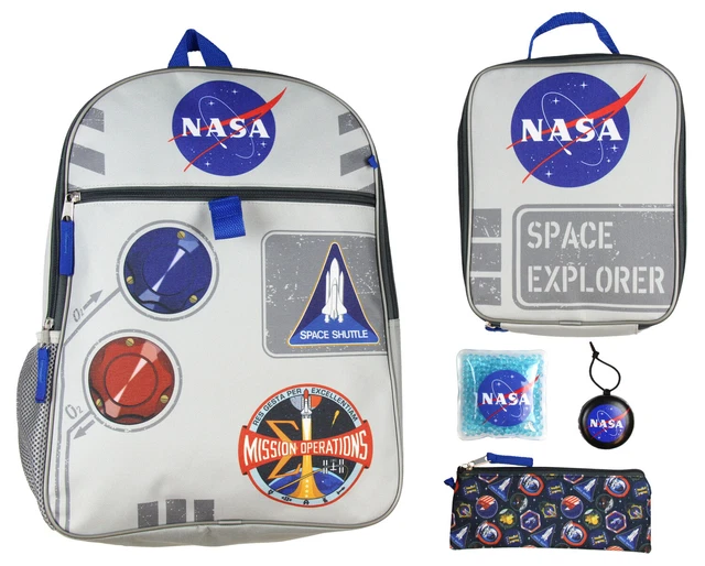 NASA Space Explorer 16" Kids Backpack 5 PC Set