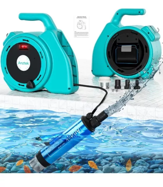 Portable Transfer Pump for Makita 18V,630GPH Cordless Submersible Water Pump 120