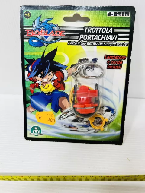 Beyblade Trottola Portachiavi Vintage New