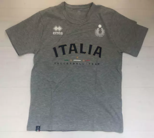 2560/615 Errea T-Shirt Italia Volleyball Fipav Maglia Pallavolo Bambino Adulto