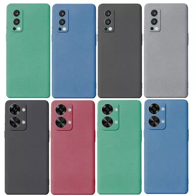 For OnePlus Nord N10 N100 1+Nord2 2T CE2 3 RockSand Matte Rubber case back cover