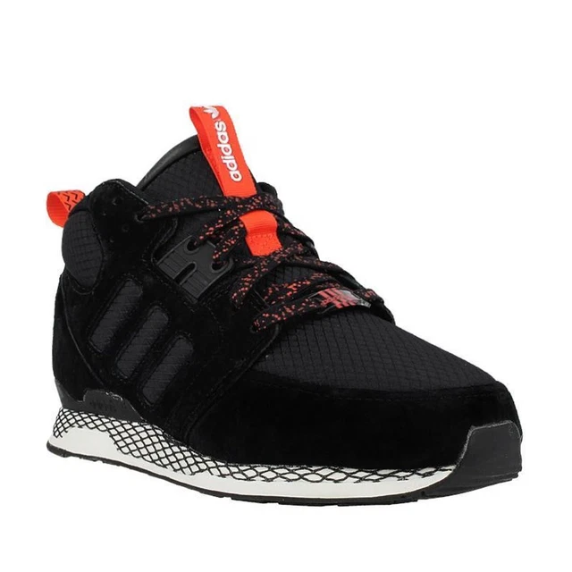 Adidas ZX Casual Mid Neu Schwarz Wildleder Stiefel Boost M20635 Gr:47 1/3 Retro