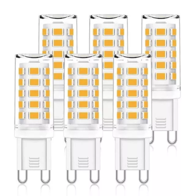 Lot 6 Ampoules LED G9 3.5W 40W Équivalent Ampoules à Halogène 400LM Blanc Froid