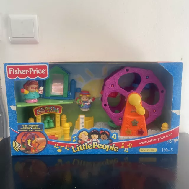 Ca Jouet Fisher Price Little People 2003 La Grande Roue Musicale / Manège / Neuf