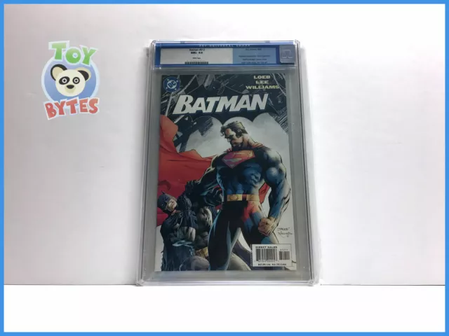 BATMAN 612 HUSH Jim Lee Superman CGC 9.6 NM+ BLUE Label DC Comic Book Catwoman