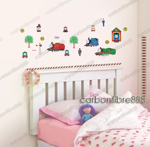 THOMAS THE TANK Engine Children Wall Stickers Art Decal Boy Girl Kids ...