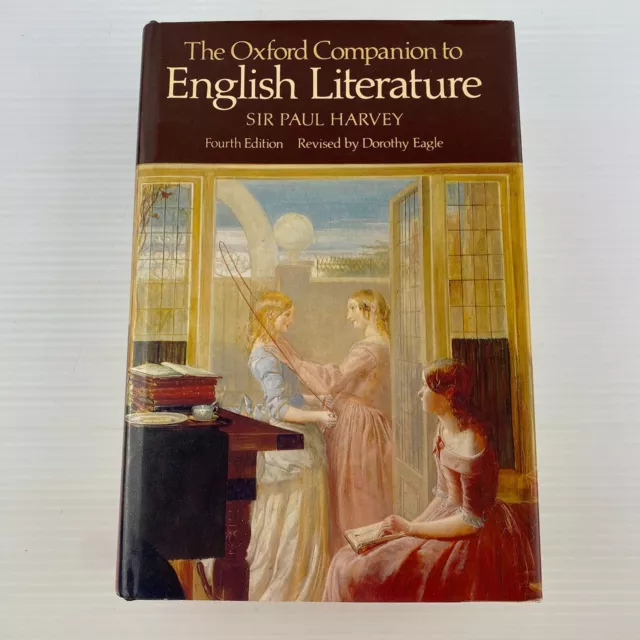 THE OXFORD COMPANION TO ENGLISH LITERATURE by SIR PAUL HARVEY 4TH END EDUCATION