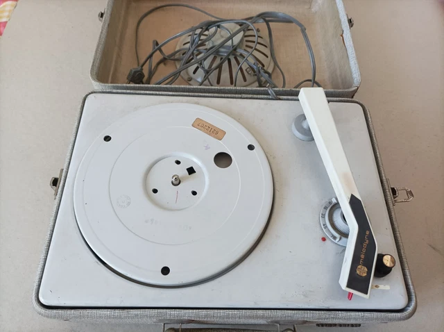 TOURNE -DISQUES PHILIPS a piles des années 1963 , vintages - fonctionne