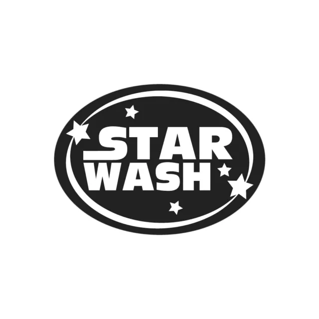 Label "Star Wash", 55x40mm, oval, 1 Stück