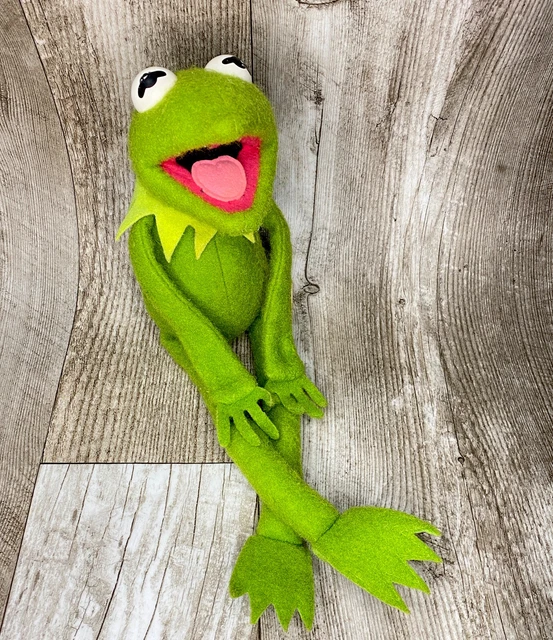 Vintage 1976 KERMIT THE FROG #850 Jim Henson MUPPET DOLL Fisher Price Plush Toy 