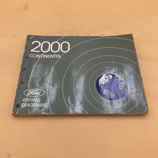 2000 FORD CONTINENTAL Electrical Wiring Diagrams Maintenance Guide
