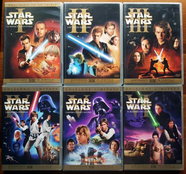 Star Wars Saga  - Edizione limitata Episodi I, II, III. IV, V, VI DVD