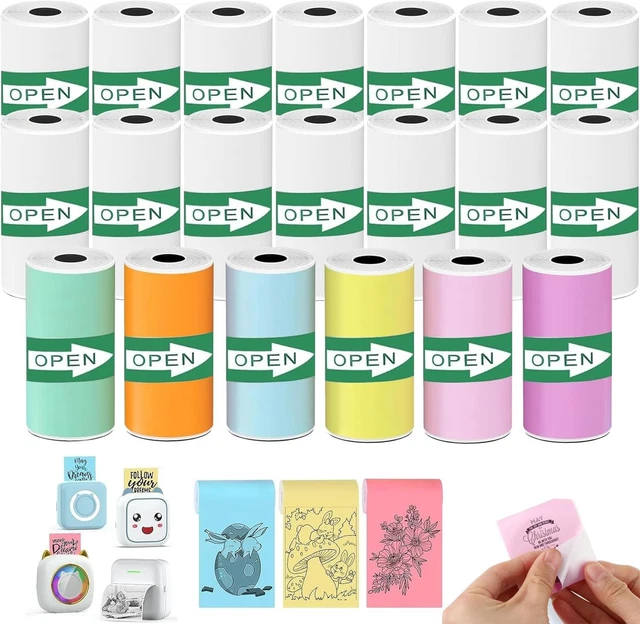 4 Rotoli) Carta Termica A4 Per Stampante Portatile (circa 116 Fogli - Foto 3