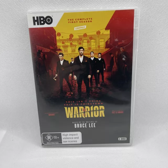 WARRIOR SEASON 1 DVD Region 4 HBO Bruce Lee Andrew Koji Oliva