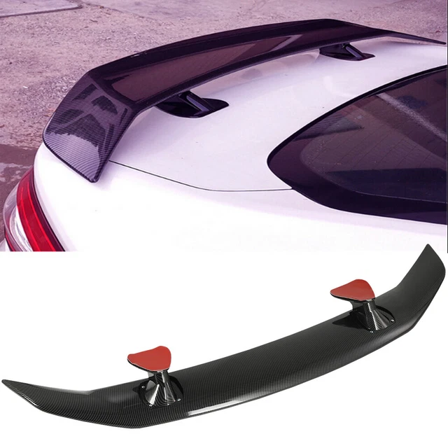 53& UNIVERSAL CAR Rear Trunk Spoiler Wing Carbon Fiber Sport Style W
