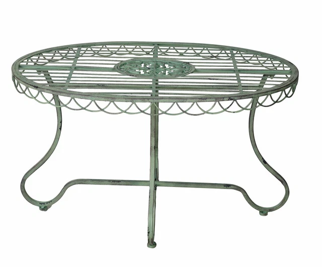 Northlight Table d'appoint tulipe en métal rétro 21,75 pouces bleu Northlight Table d'appoint tulipe en métal rétro 21,75 pouces bleu