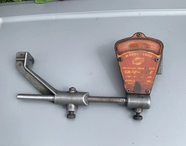 ANTIQUE AMMCO MODEL 3500 Brake Drum SafeMike Tool Rare £71.70