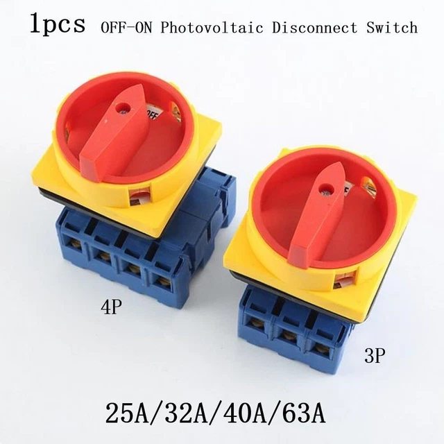 AC Isolating Switch Power Supply Rotary Cut Off Load Uuniversal Transfer Switch