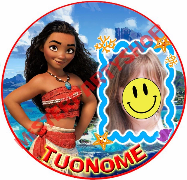 Cialda Per Torta Personalizzata Con Foto - Rotonda 20cm In Ostia Commestibile - Senza Glutine Per Compleanni E Eventi - Foto 3