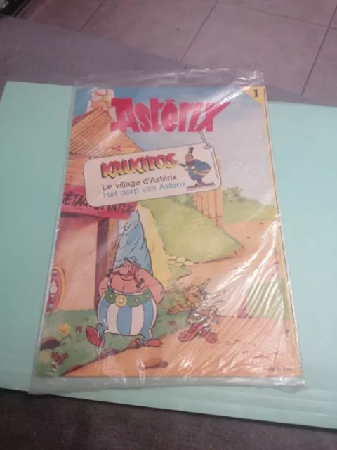 Décalcomanies Kalkitos Asterix Tome 1 Le Village Neuf Sous Blister