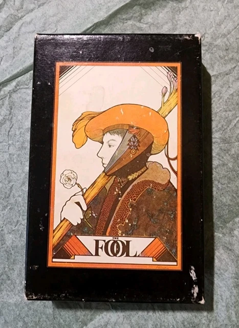 AQUARIAN TAROT CARD Deck the Fool 1970 Vintage by David Palladini