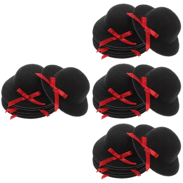 24 pcs miniatures chapeau minuscule chapeau dolly house photo access