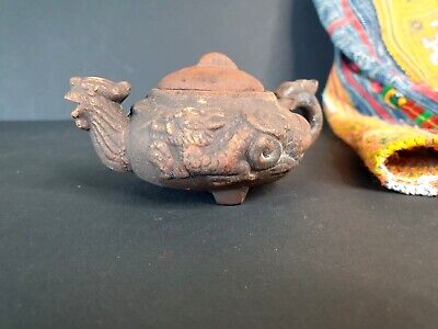 Old Chinese Pottery Terracotta Tea Pot …beautiful collection and display piece 3