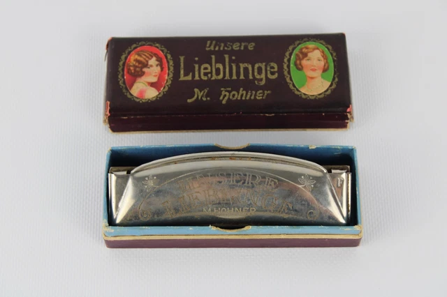 Harmonica Hohner en boite octave F Unsere Lieblinge - vintage 9