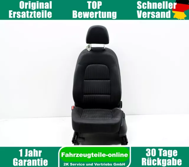 Audi A4 8K B8 8K0881105 Sitz Fahrersitz Vorn links Stoff Schwarz