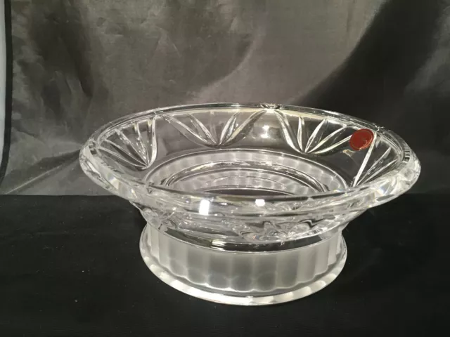 Gorham Fine Crystal Candy Dish Bowl Made In Poland Beautiful Centerpiece Sparkle 2
