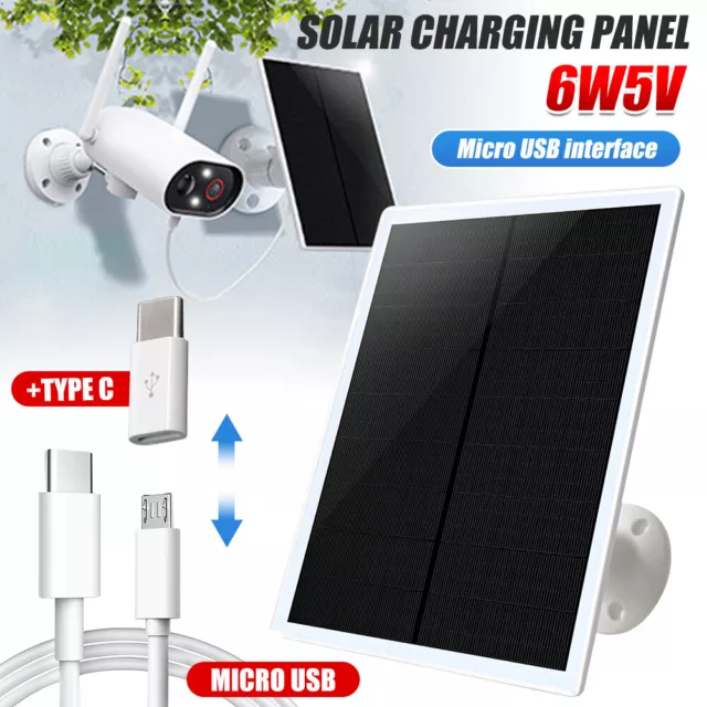 IP65 Waterproof 360° Solar Panel Charger for Security Camera IP CCTV Outdoor