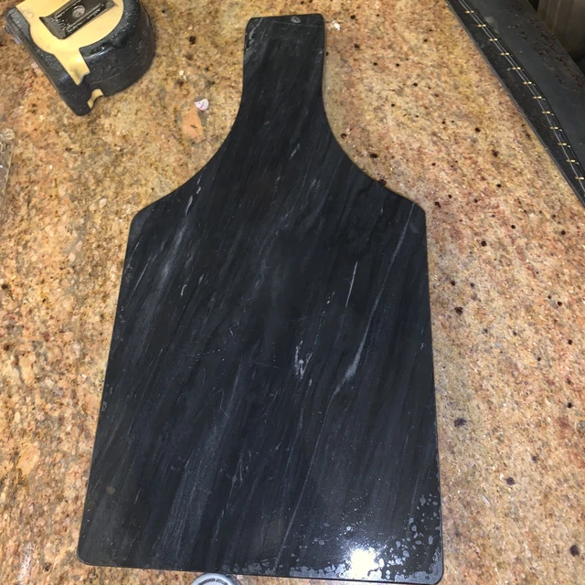 Black Marble Cutting Charcuterie Board Cheese  Tray Cutting Board 7x14 MINT