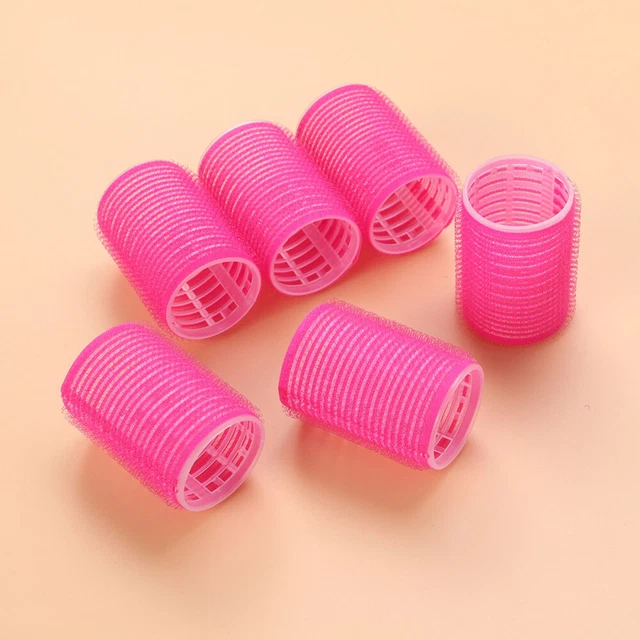 6 pezzi avvolgicapelli fai da te strumenti di styling parrucchiere strumento autoadesivo