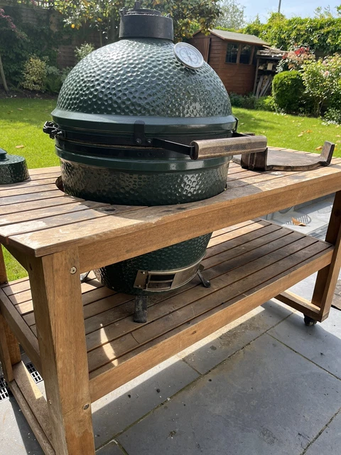 Big Green Egg BBQ large & modular nest used plus accessories