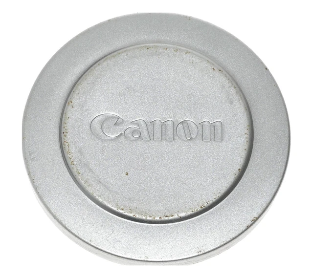 Canon Lens FL 19mm 1:3.5 wide angle vintage film camera front cap chrome
