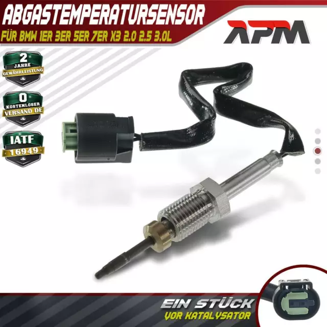 Abgastemperatursensor für BMW 1er E87 3er E90 E91 5er E60 E61 E66 E65 E67 X5 E53