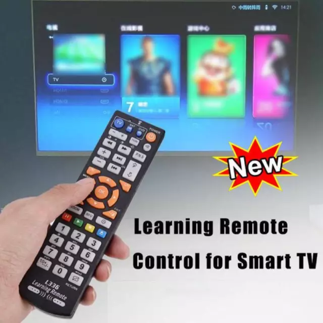 Neue Universal Smart L336 IR Fernbedienung mit Lernfunktion- Kopie für  TV