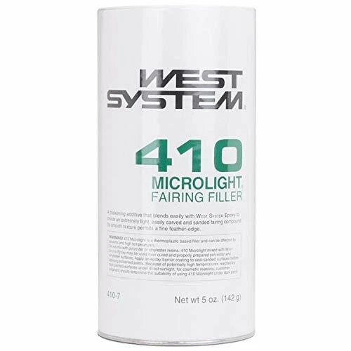 West Systems Low-Density/Micro Balloons Microlight Filler 5 Oz 4107
