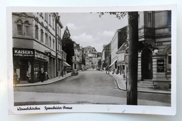 24750 Photo Ak Wermelskirchen Remscheid Rue Empereur Café Magasin Weihbaum