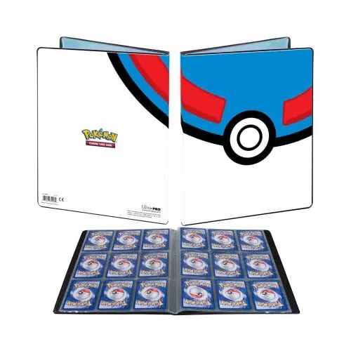 Pokémon Portfolio Ultra Pro - Super Ball - A4 9 Cases - 180 cartes