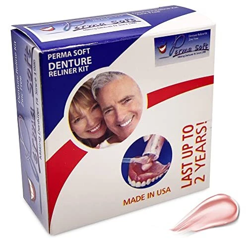Denture Reliner Kit - Relines 2 Denture Plates - Semi Soft DIY Denture Liner ...
