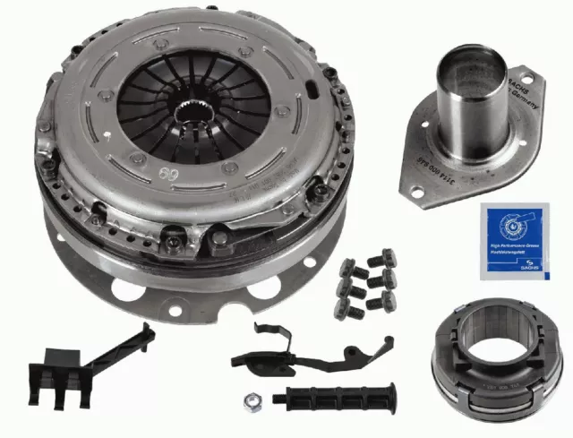 Dual Mass Flywheel DMF Kit with Clutch fits AUDI A4 B8 2.0D 07 to 15 Sachs New